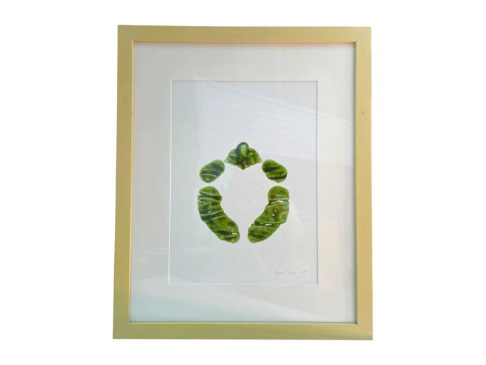 Abstract Organic Composition in Green – Renier Steyn (2009)