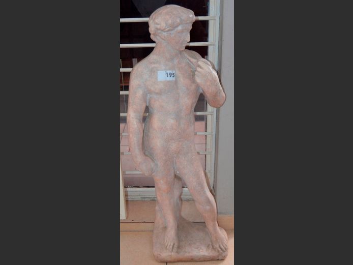CONCRETE STATUE OF DAVID, 114cm High