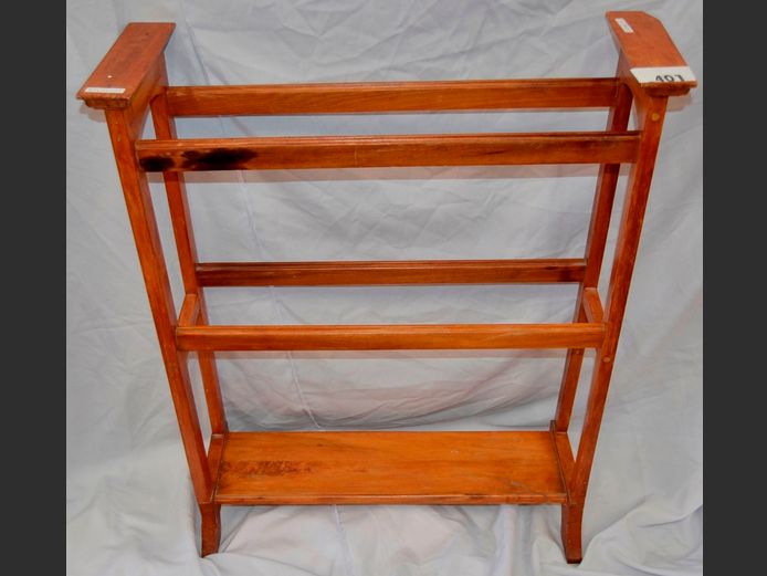 OAK TOWEL STAND, 71 x 23 x 89cm