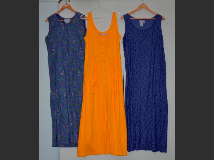 LOT OF 3 DRESSES: RAFAELLA & APRIL CORNELL [Sizes M & L]