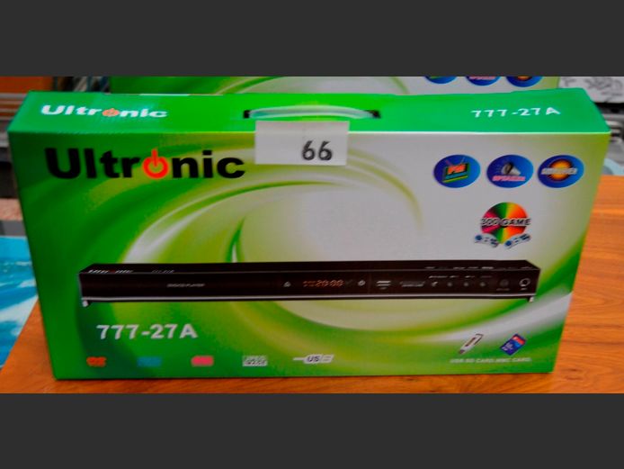 ULTRONIC DVD PLAYER WITH USB PORT & BUILT-IN GAMES