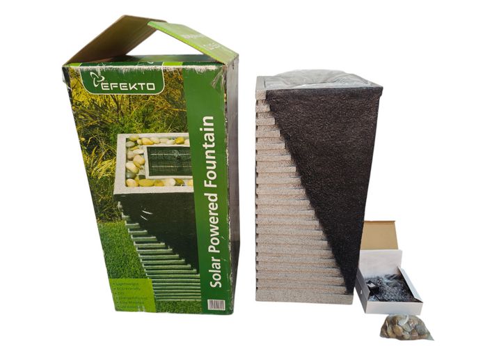 Efekto Solar Powered Garden Fountain (Brand New)