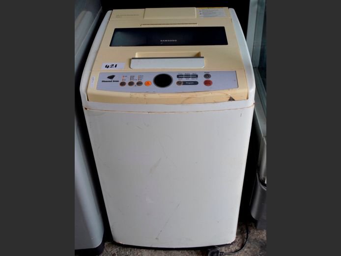 SAMSUNG DIAMOND DRUM 8kg TOP LOADING WASHING MACHINE [Faulty, damaged]
