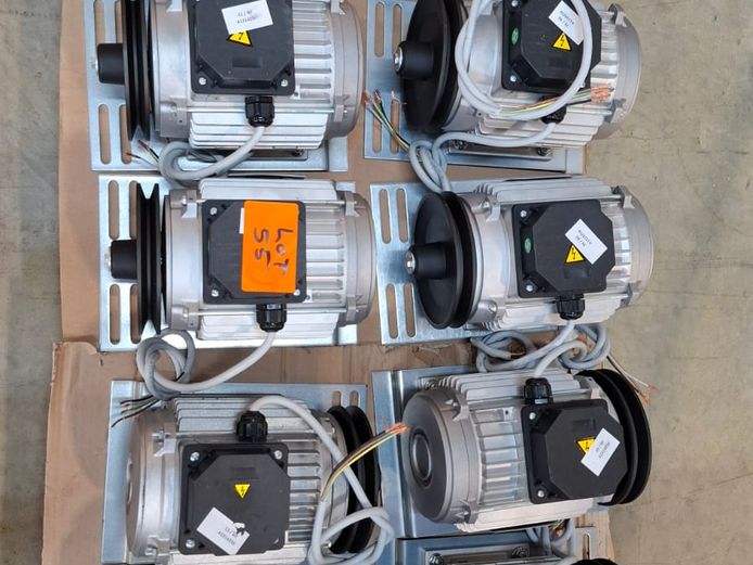 Electric motors: 1 HP x 10