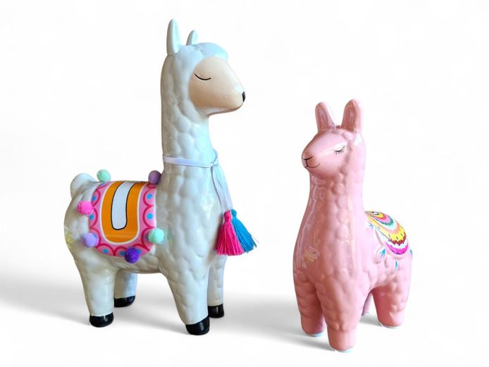 Decorative Ceramic Llama Piggy Banks