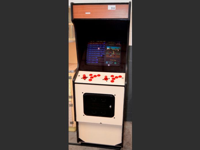 ARCADE GAME, 75 x 57 x 169cm [Switches on, untested further] [#: 425205297]