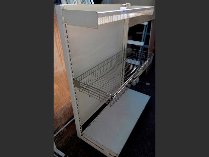 METAL 3-TIER SHELF, 92 x 46 x 124cm