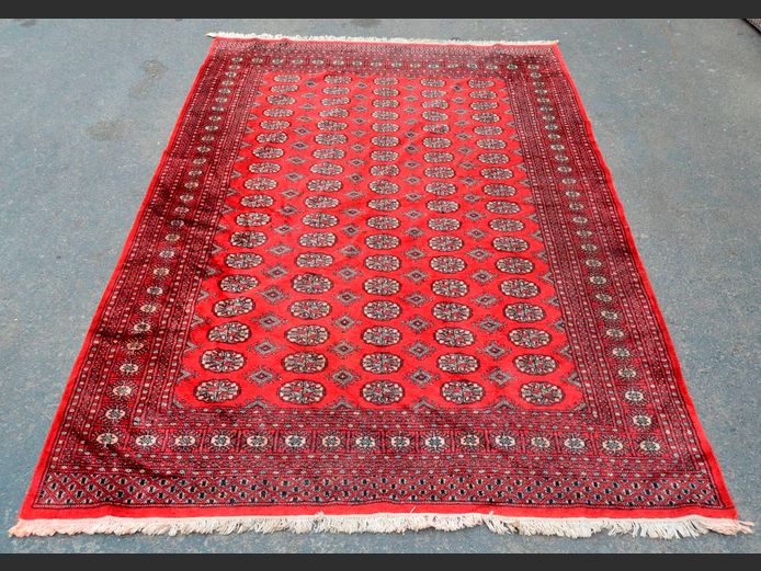 BUKHARA CLASSIC RED PERSIAN CARPET, 295cm x 210cm