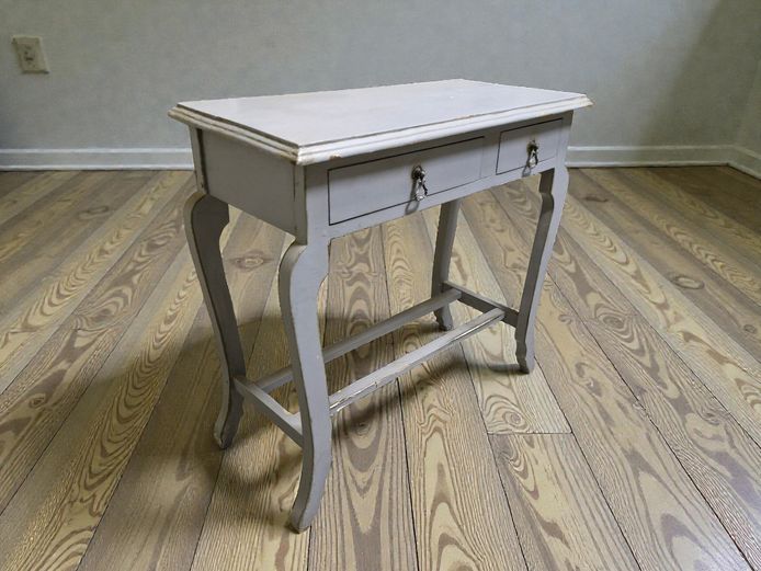 French Provincial Style Two-Drawer Table