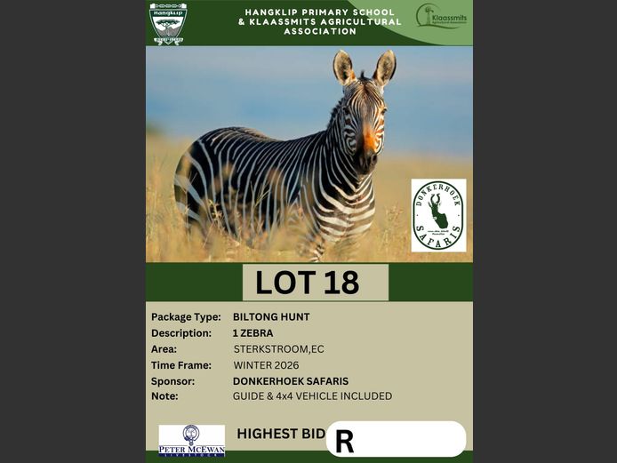 BILTONG HUNT | DONKERHOEK SAFARIS