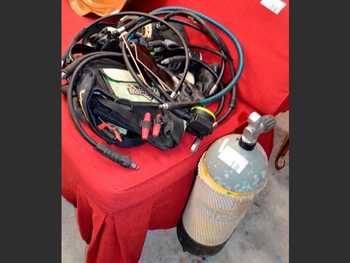 DIVING CYLINDER, BC, REGULATORS, etc [Condition unknown]
