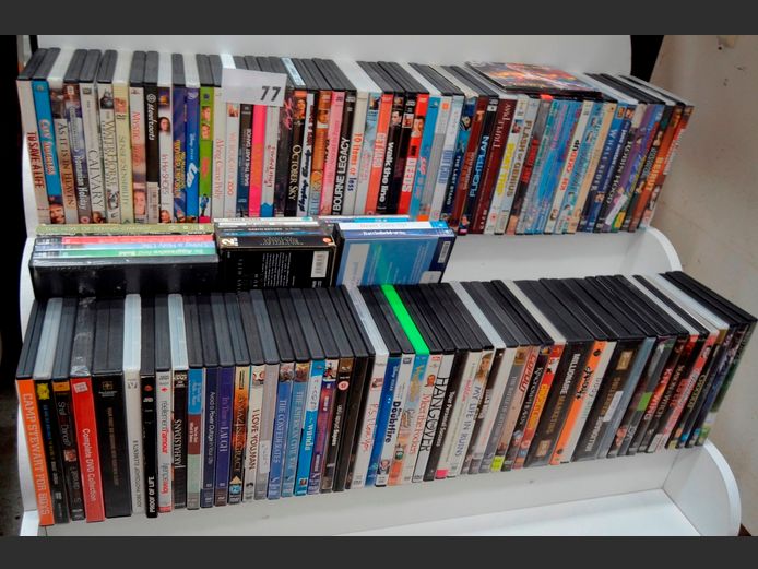 LARGE LOT: ASSORTED DVD's [Contents unchecked]