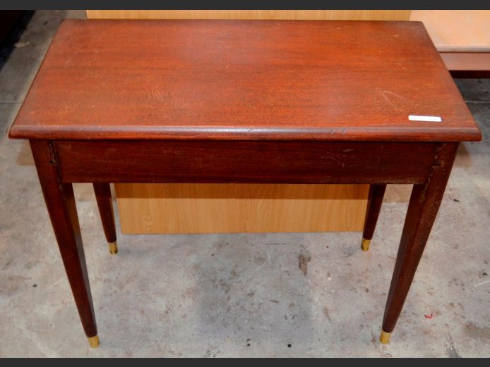 DARKWOOD PIANO STOOL, 67 x 36 x 57cm