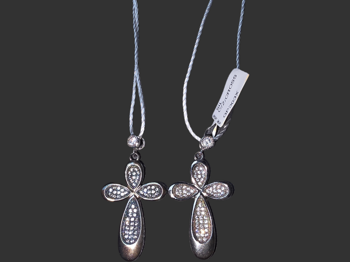 SILVER CROSS PENDANT  & CROSS PENDANT SILVER 3.4g
