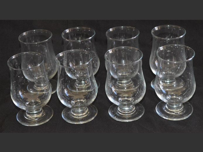 SET OF 8 WHISKY GLASSES