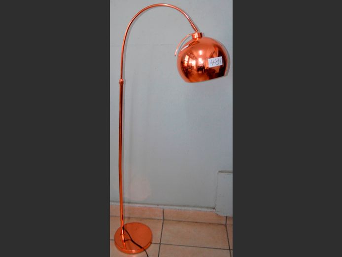COPPER CANTILEVER LAMP, 151cm high