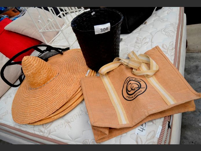 LARGE PLACEMATS, STRAW HAT, etc