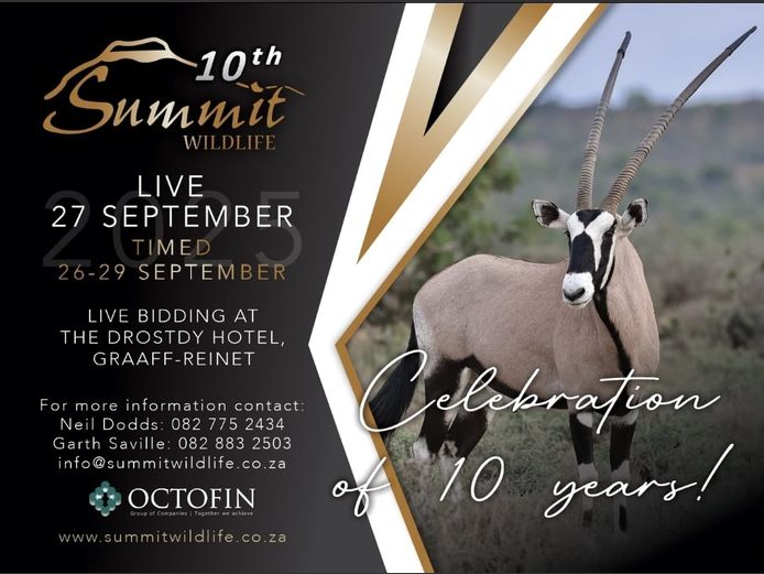 SUMMIT WILDLIFE 10TH GAME AUCTION