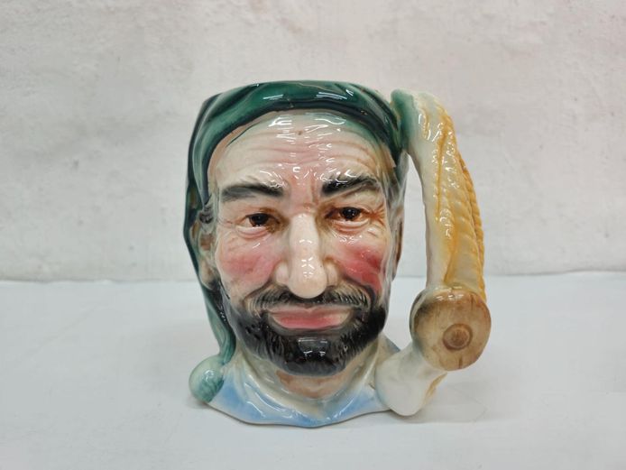 Vintage Ceramic Hand-Painted Toby Character Jug