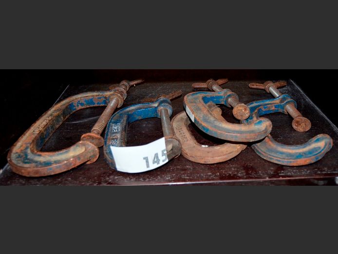 LOT OF 5: G-CLAMPS