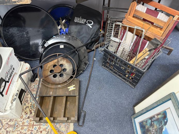Massive lot of braai equipment - Includes Cadac items and Weber cover