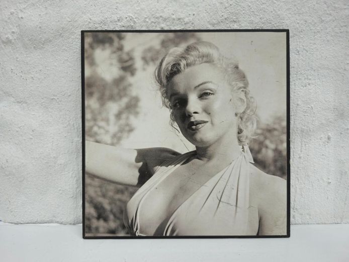 Marilyn Monroe Black & White Framed Portrait Print