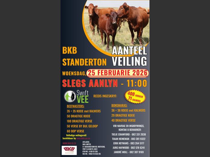 STANDERTON AANTEEL VEILING