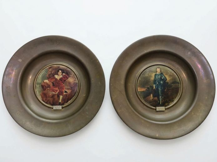 Trafford Plaques "Old Masters" Wall Chargers (After Sir Thomas Lawrence and Thomas Gainsborough)