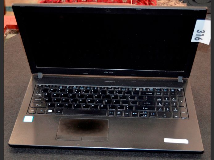 ACER TRAVELMATE LAPTOP [Damaged, no charger, untested] [#: 416099970]