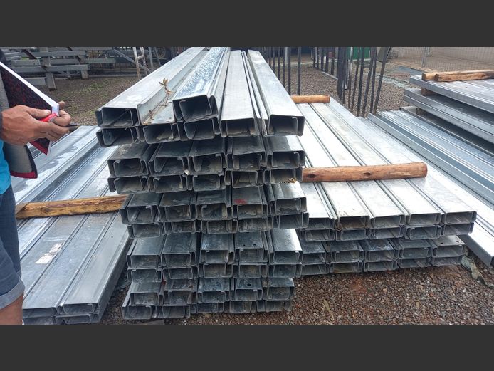 3m galvanised lipchannel 125mmx65mm 2mm thick