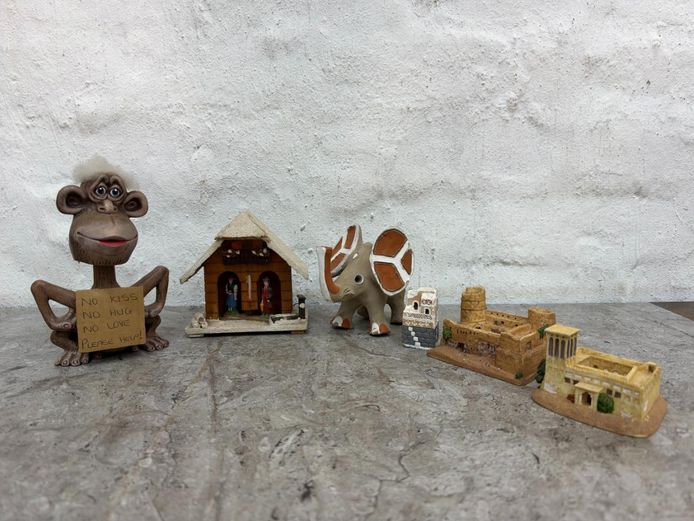 Curated Lot of Emirates Architectural Miniatures and Whimsical Figures