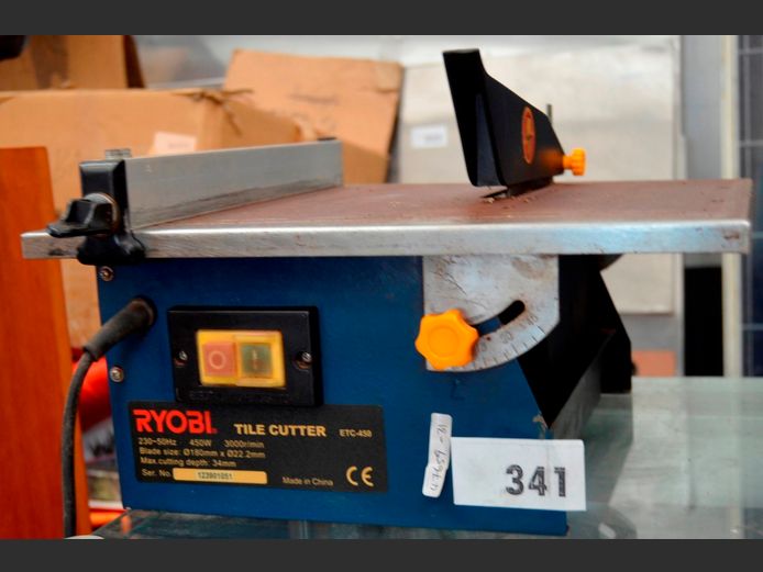 RYOBI 180mm ELECTRIC TILE CUTTER [Switches on, untested further]