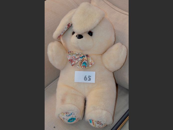 STUFFED BUNNY, 42cm High