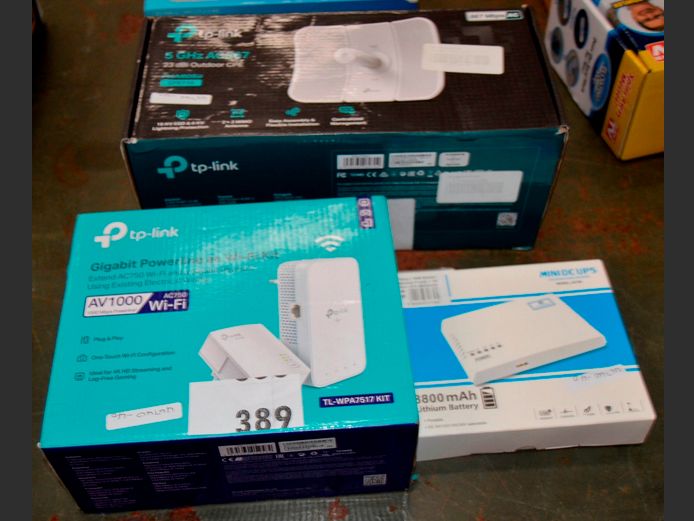 TP LINK 5GHz OUTDOOR CPE, WI-FI KIT & MINI UPS [Untested]