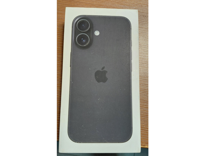 APPLE IPHONE 16 BLACK 128GB MODEL: A3287