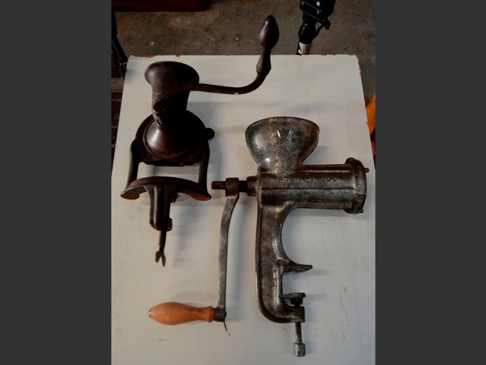 VINTAGE MINCER & COFFEE GRINDER