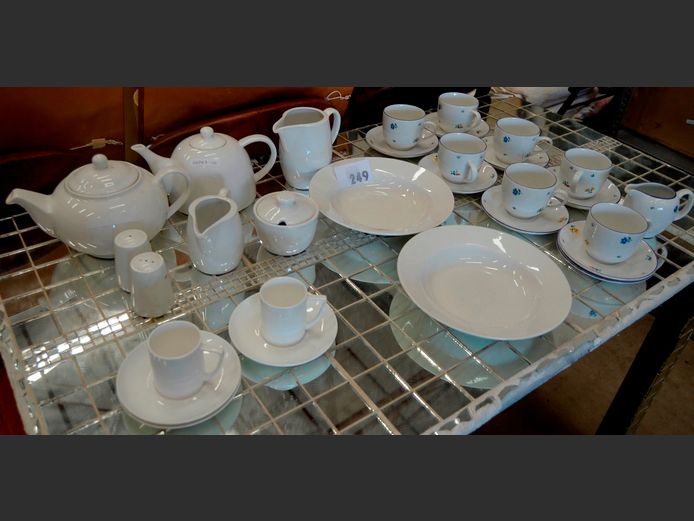 @HOME, CONTINENTAL & OTHERS: ESPRESSO CUPS & SAUCERS, TEA CUPS & SAUCERS, TEAPOTS, PASTA PLATES, etc