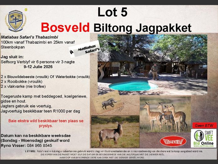 Bosveld Biltong Jagpakket
