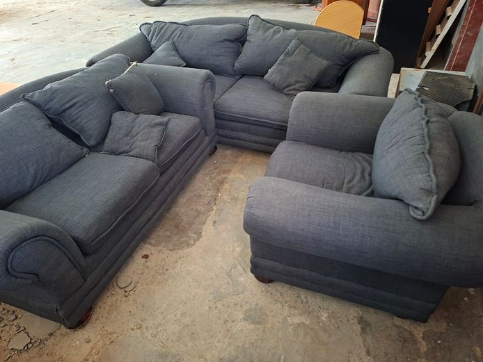 Gray 3 Pce Sofa set