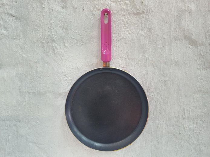 Pink Non-Stick Pancake & Crepe Pan – Flat Griddle Skillet