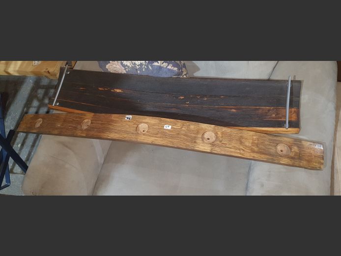 OAK FRUIT BOWL & OAK TEALIGHT CANDLE STAND