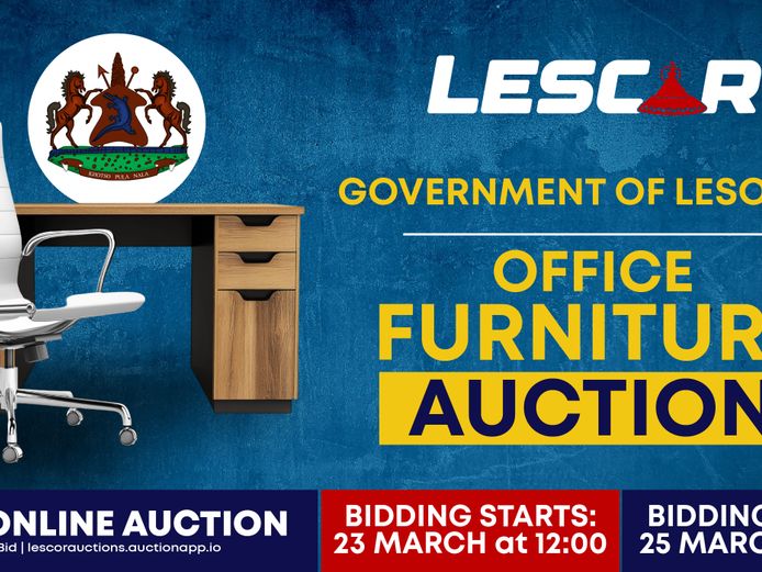 Government of Lesotho Office Furniture Timed Online Auction