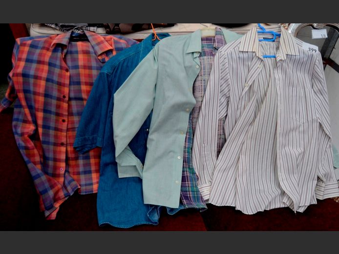 LOT OF 5: MEN'S DRESS SHIRTS