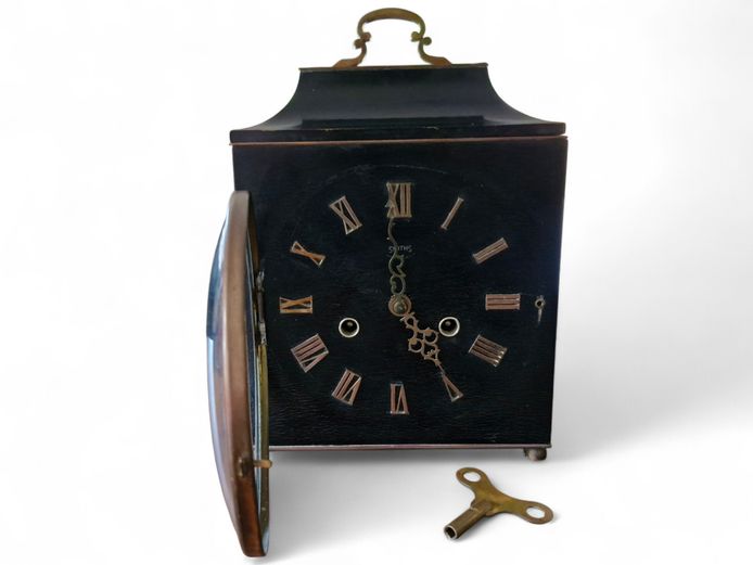 Antique Smiths Mantel Clock with Original Key