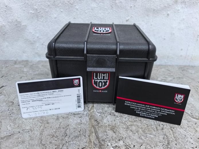 Luminox Swiss Made Watch Presentation Case & Documents