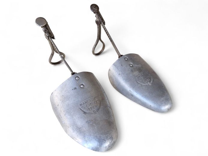 Pair of Manfield's "Compax" Metal Shoe Trees