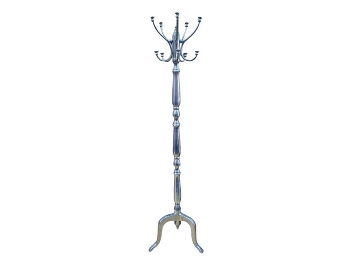 Victorian-Style Pewter Hat Stand