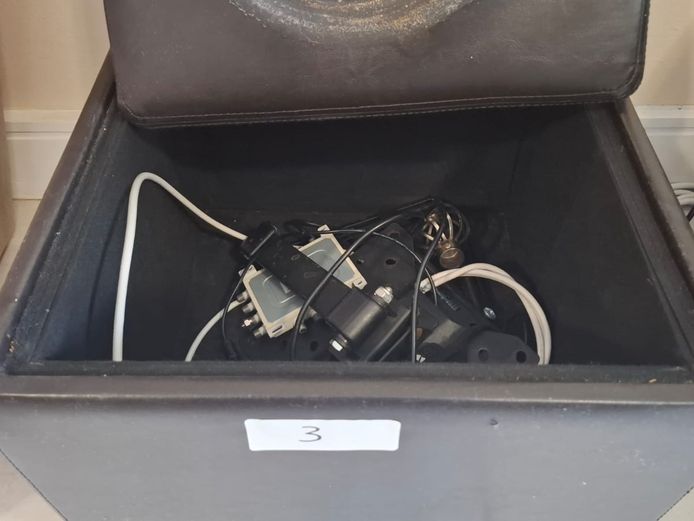 Storage box with contents