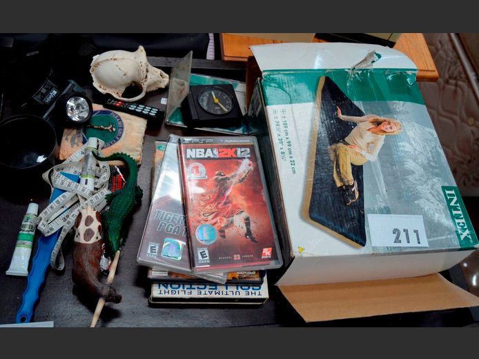 INTEX INFLATABLE MATTRESS [Condition unknown], HEAD LAMP, etc