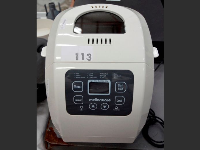 MELLERWARE BREAD MAKER [Switches on, untested further]